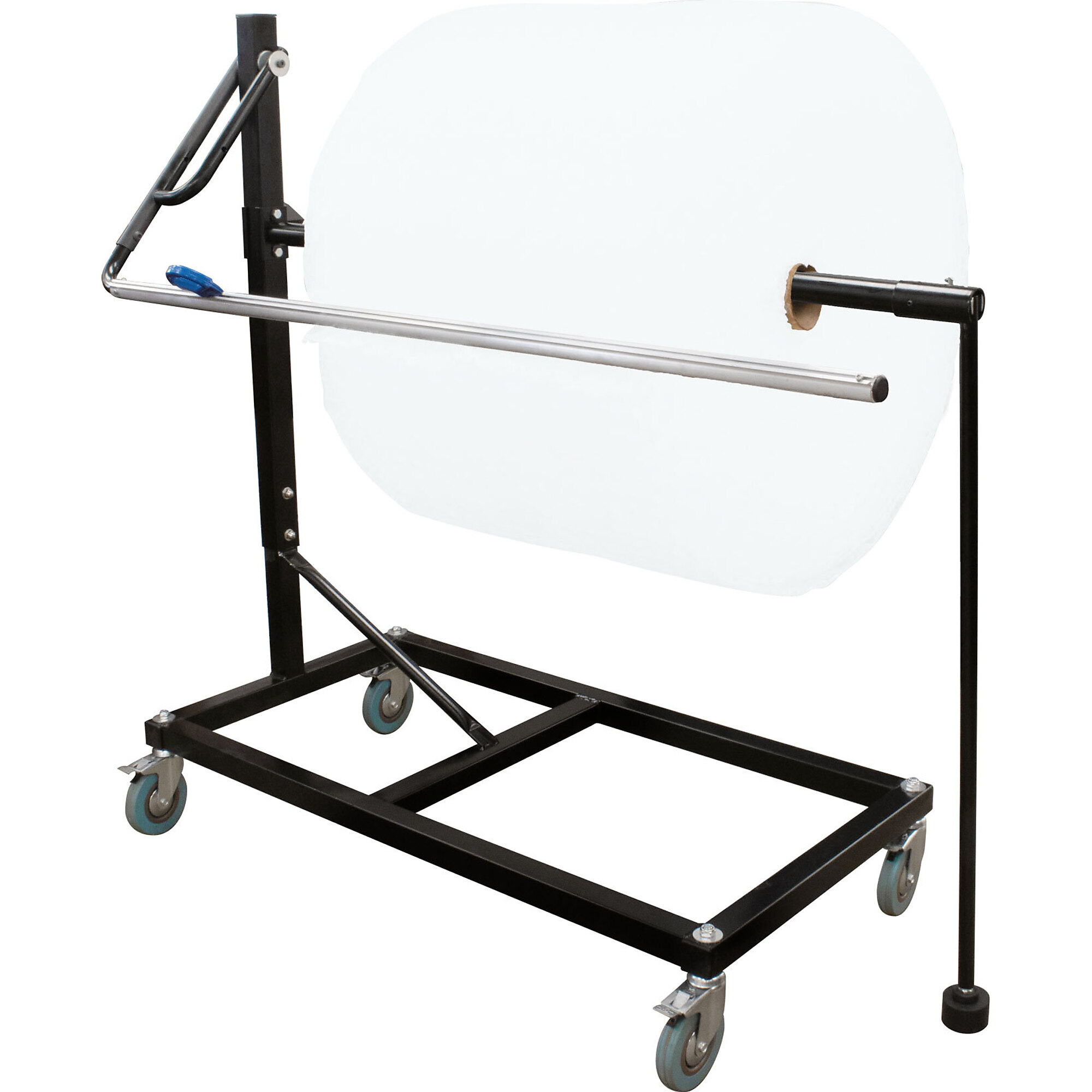 Encore Packaging Material Dispenser Floor Unit — 36in., Steel Tubing, Mobile, Brake Arm, Locking Casters, Model# EP-6450-36